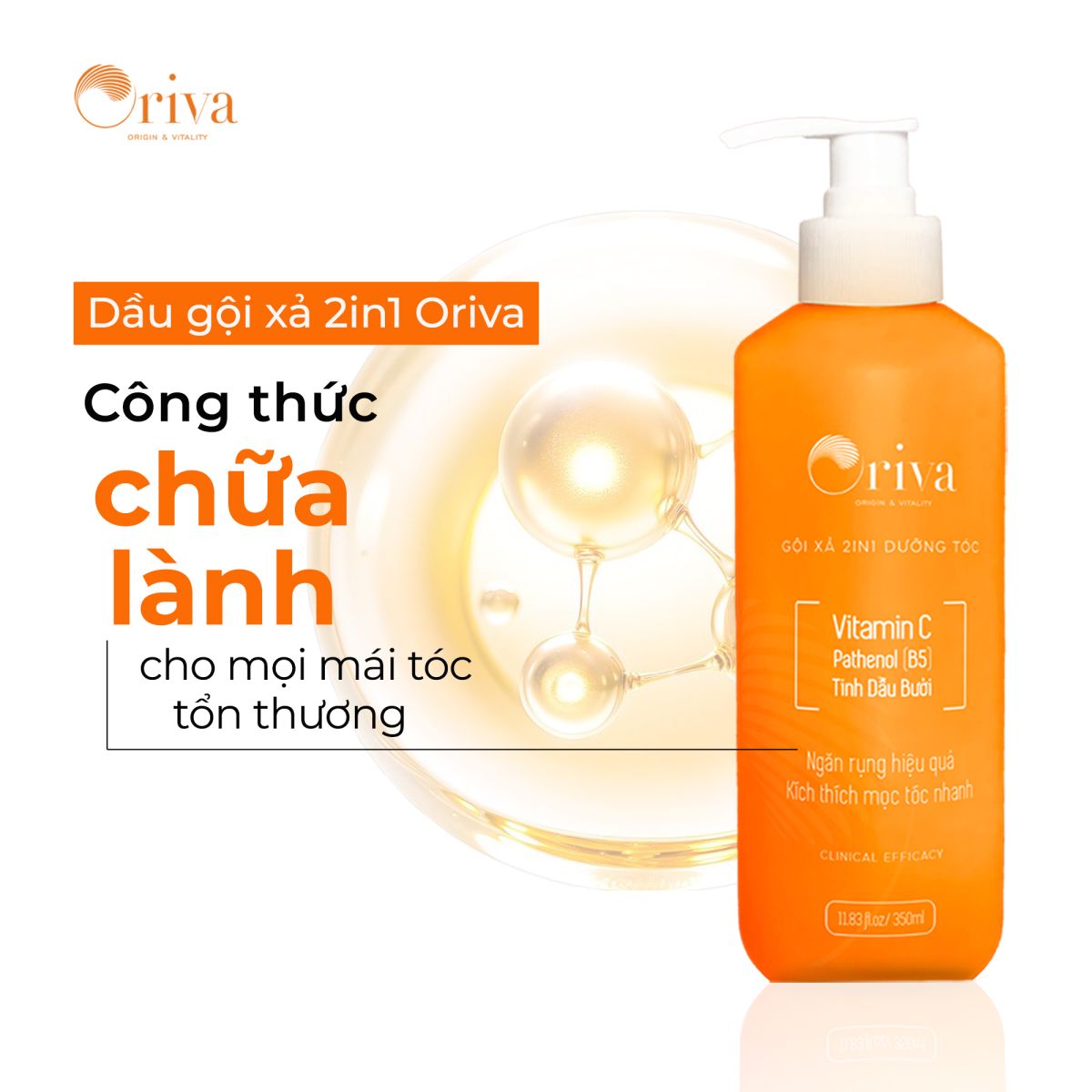 dầu gội xả 2in1